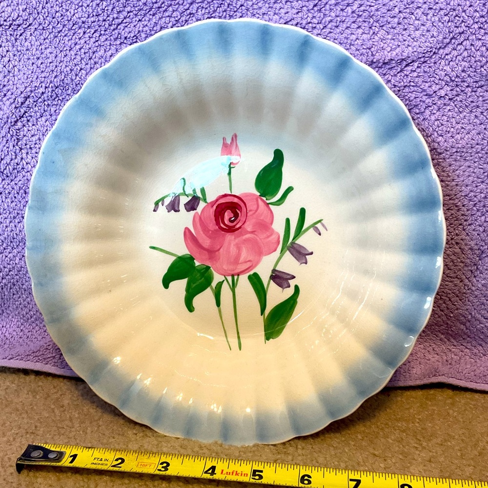 Blue luster vegetable bowl BUY 2 OR MORE  $10 OR LESS GET 3rd LESSER ITEM FREE